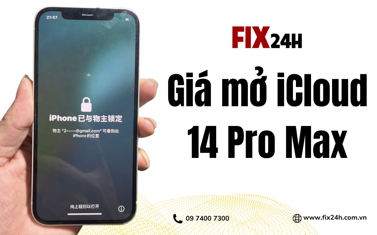 Giá mở iCloud 14 Pro Max là 2tr8