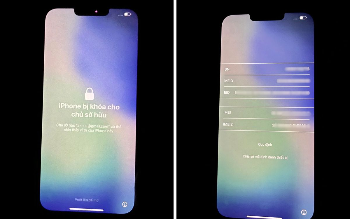 iPhone 12 bị dính iCloud