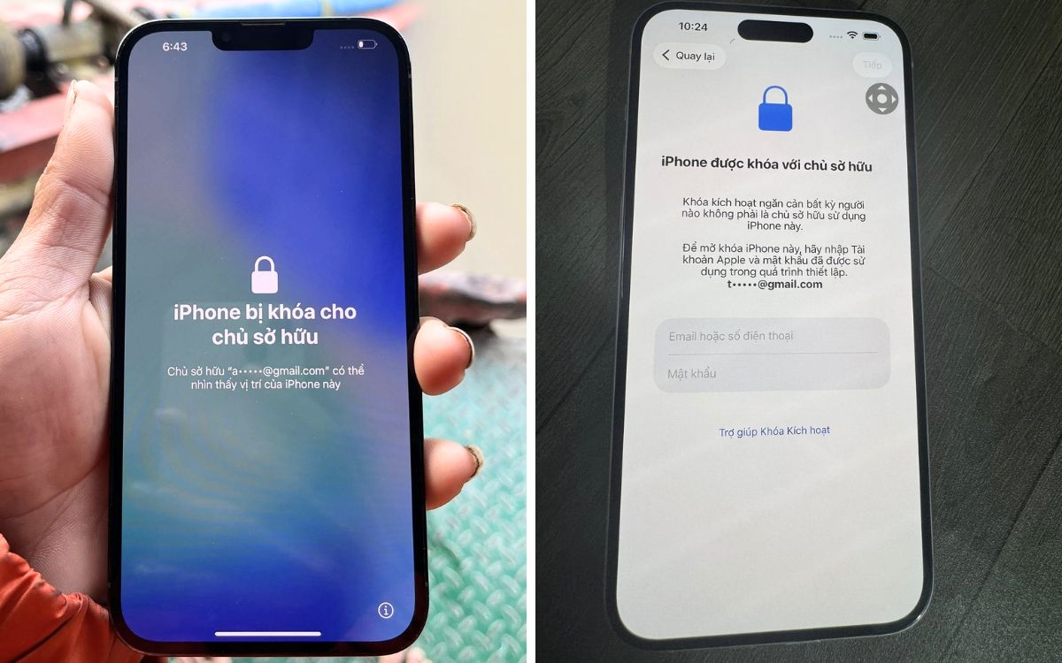 iPhone bị khoa bởi chủ sở hữu