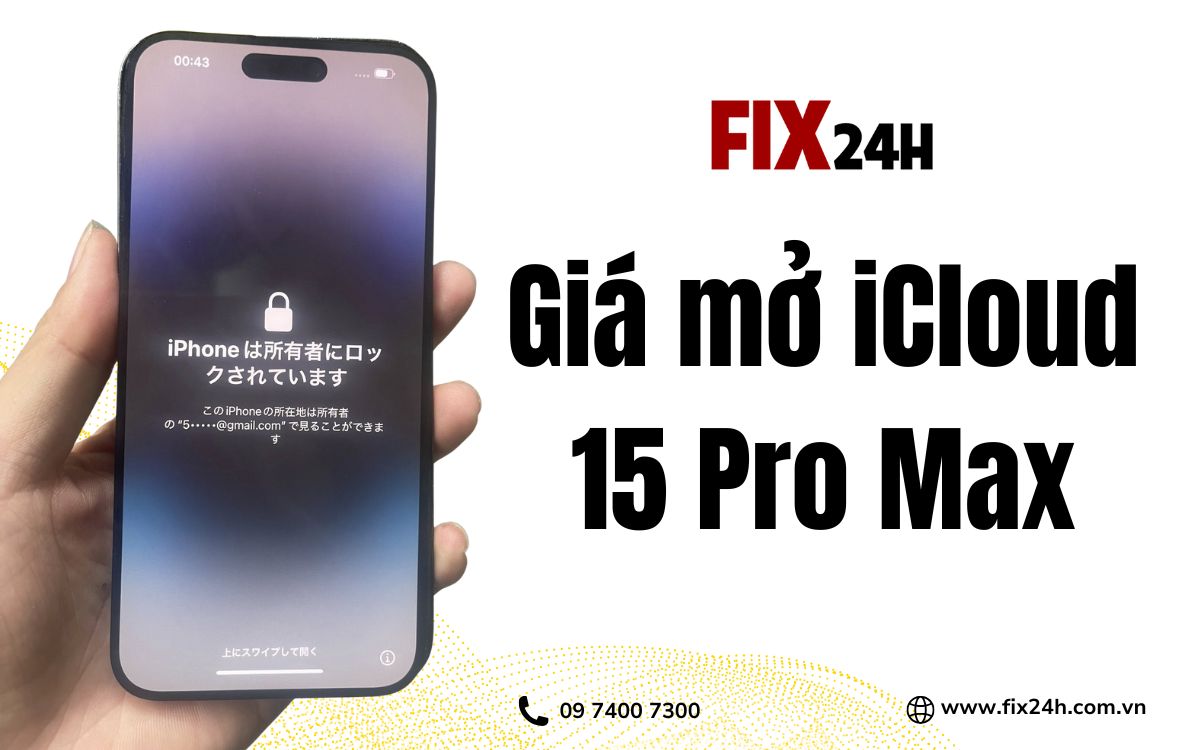 Giá mở iCloud iPhone 15 Pro Max là 5tr3