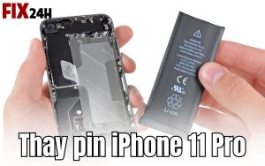Thay pin iPhone 11 Pro chuyên nghiệp tại Fix24h