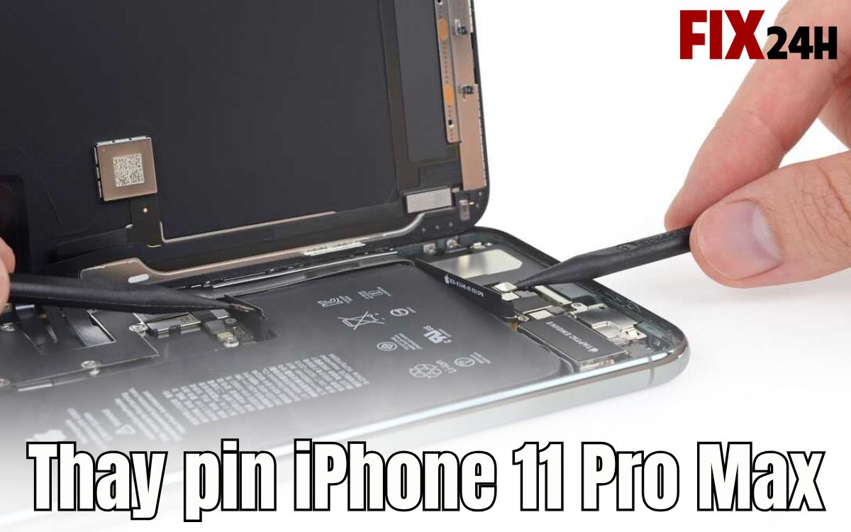 Quy trình Thay pin iPhone 11 Pro Max chuyên nghiệp tại Fix24h