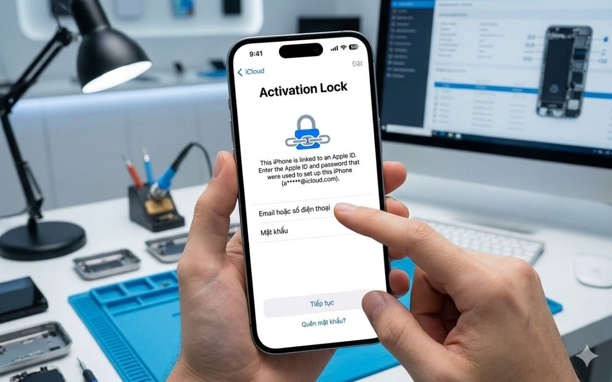 Hỗ trợ mở khóa trắng máy, bao reset không lo dính lại 