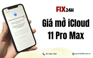 Giá mở icloud 11 pro max là 1 triệu 500