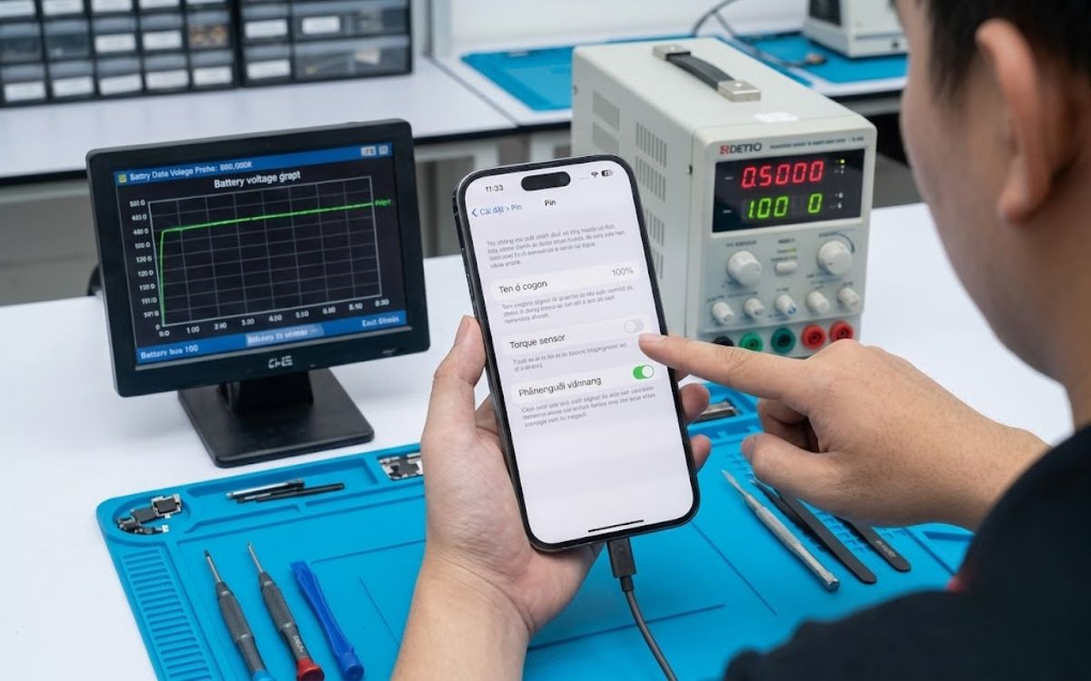 Hỗ trợ kích lại Pin khi khách có nhu cầu