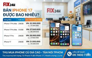 Thu mua iPhone 17 lên tới 23 triệu đồng