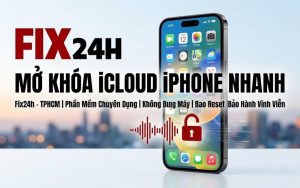 Mở khóa iCloud iPhone nhanh, lấy liền tại TPHCM