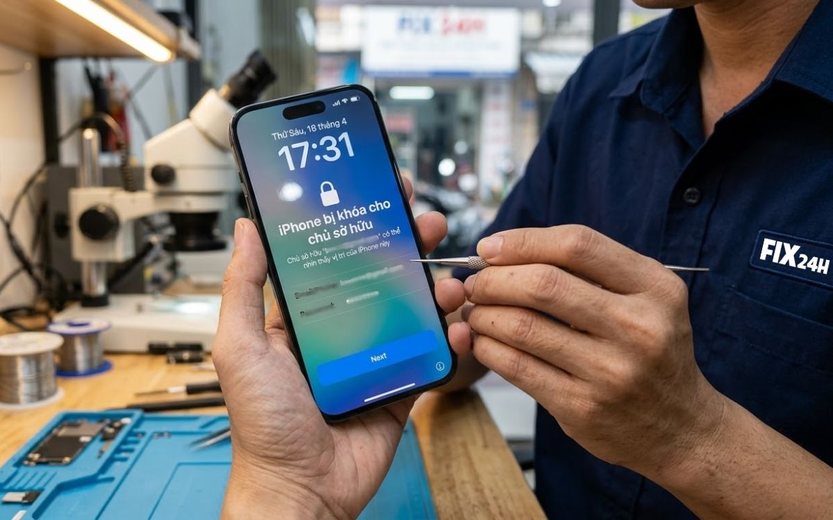 Xóa iCloud khỏi iPhone khi máy bị khóa, trường hợp mở khóa chỉ được hỗ trợ với máy chính chủ