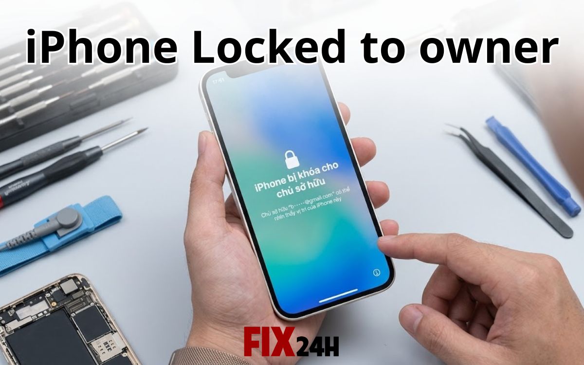 Fix24h – Hệ thống mở khóa iCloud và xử lý iPhone locked to owner chuyên nghiệp