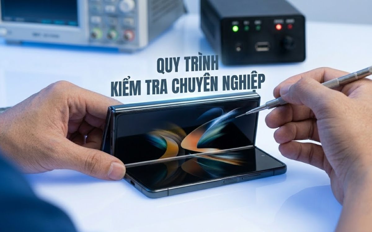 Quy trình thu mua kiểm tra máy nhanh chóng chỉ trong 5 phút