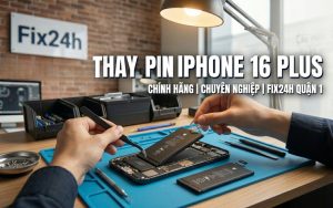 Thay pin iphone 16 Plus và có hỗ trợ sàng lại Pin cho khách hàng có nhu cầu