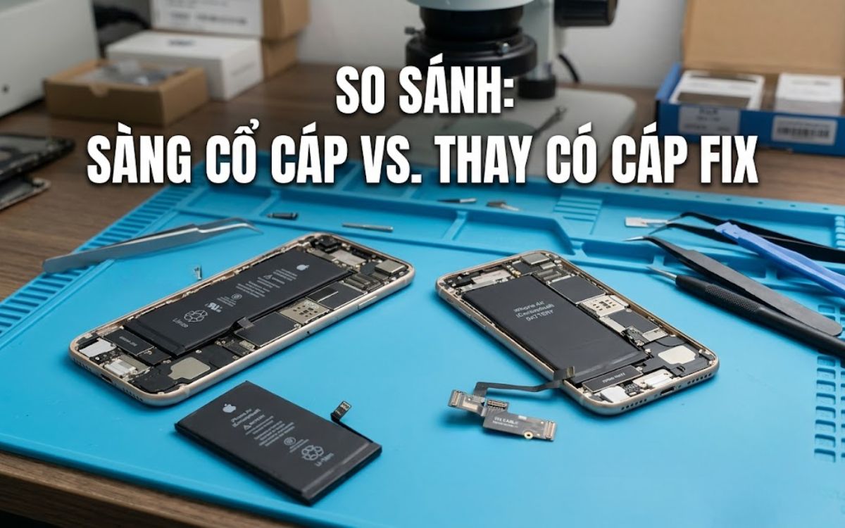 Thay Pin có cap Fix không cap Fix