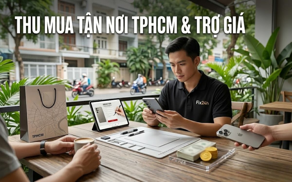 Hỗ trợ thu mua tận nơi cho khách trong khu vực TPHCM