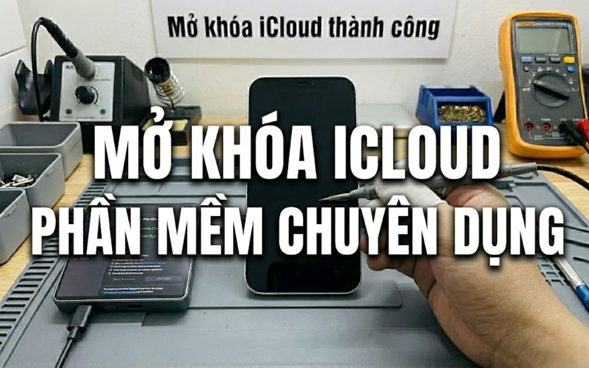 Mở khóa iCloud iPhone 12 Pro Max bằng phần mềm chuyên dụng