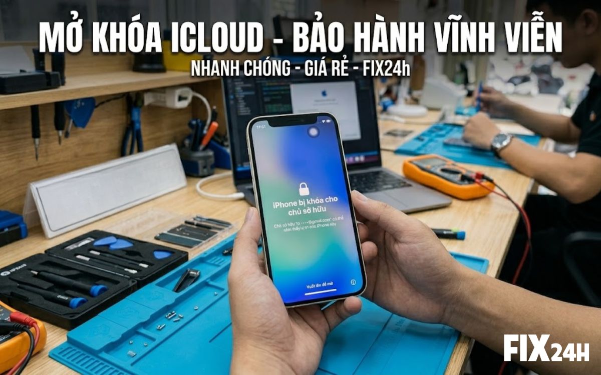 Nên sử dụng dịch vụ mở khóa chuyên nghiệp thay vì tự mở khóa iCloud