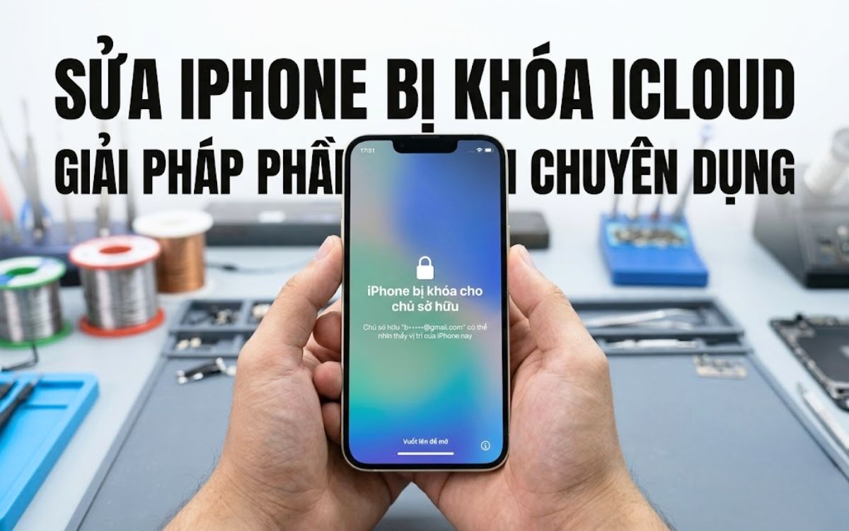 Mở khóa bằng phần mềm, không bung tháo máy