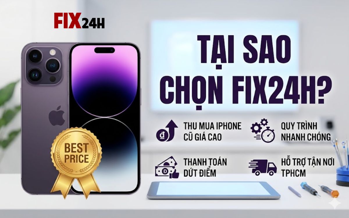 Thu mua tận nơi cho khách hàng có nhu cầu tại TPHCM