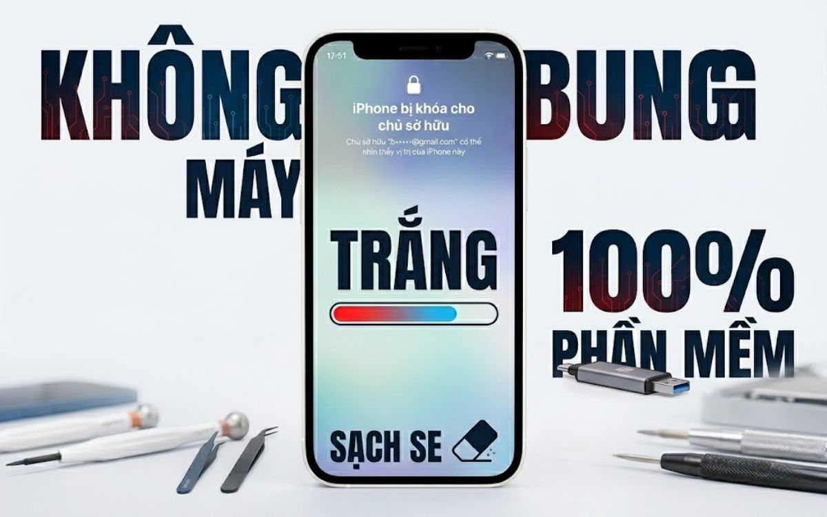 Trung tâm mở iCloud iPhone uy tín, giá rẻ, lấy liền