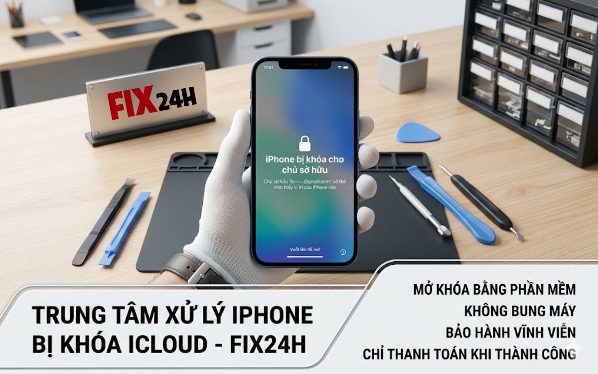Mở khóa iPhone bị khóa iCloud