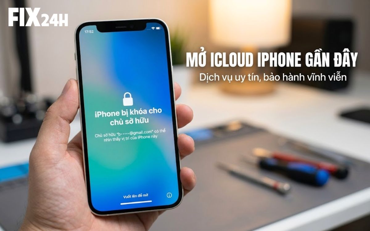 Mở iCloud iPhone gần đây tại Quận 1, HCM