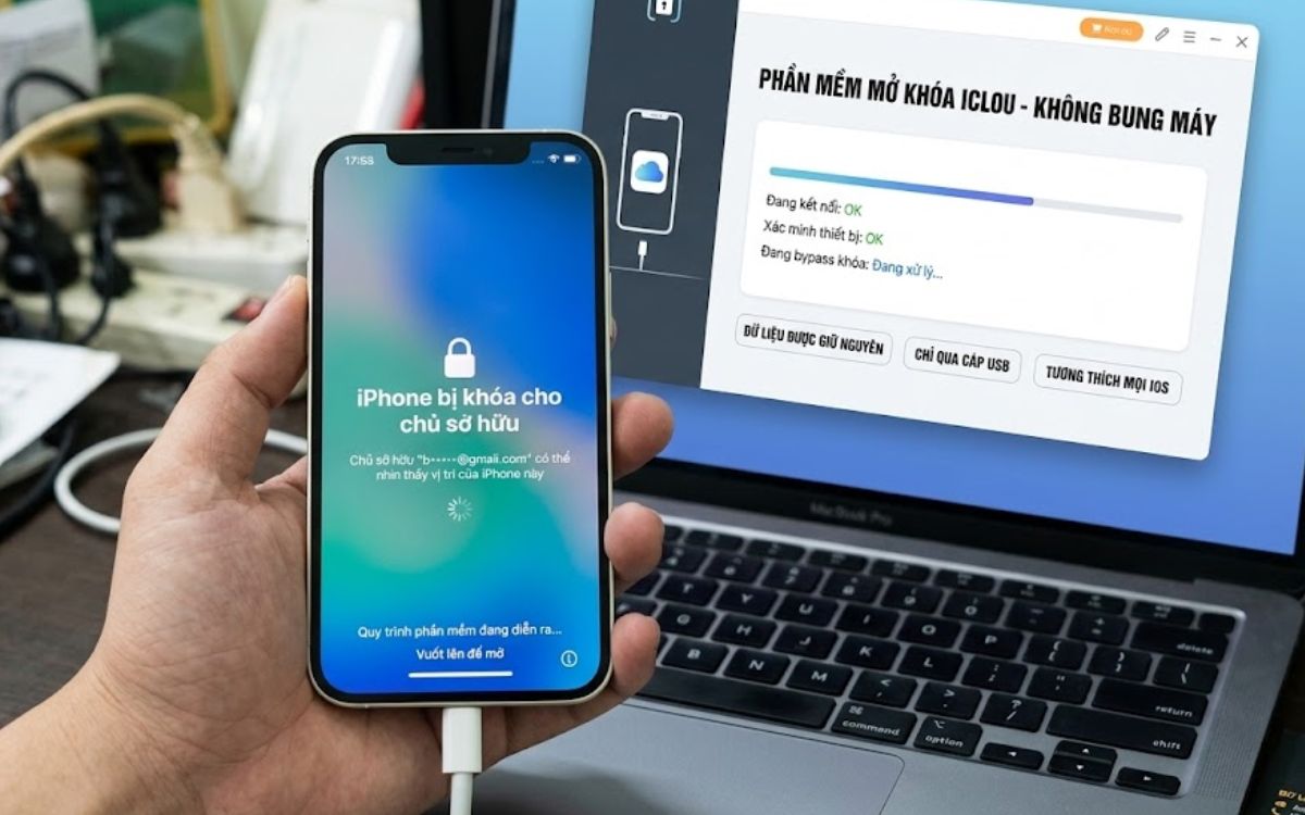 Mở khóa iCloud Quên mật khẩu Apple ID iPhone hoàn toàn bằng phần mềm chuyên dụng