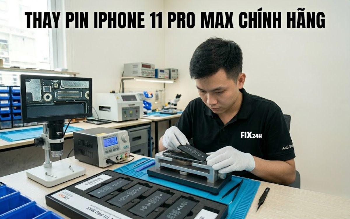 Dịch vụ thay màn hình zin iPhone 11 Pro Max