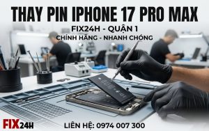 Thay pin iPhone 17 Pro Max