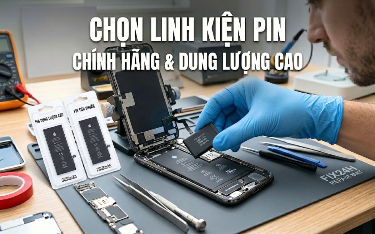 Thay pin iphone Xs chính hãng