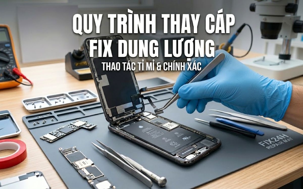 Quy trình thay pin iphone Xs chuyên nghiệp bởi đội ngũ nhân viên lâu năm trong nghề