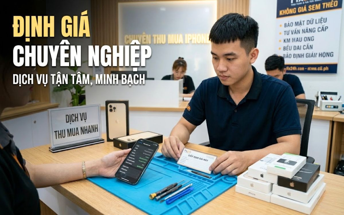Định giá đúng tình trạng máy, giá thu iPhone 12 Pro cao hơn thị trường