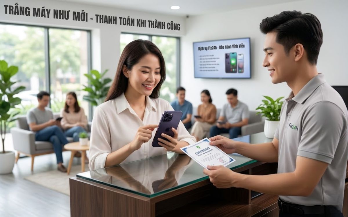 Mở khóa iPhone 17 Pro trắng như máy mới, chỉ nhận thanh toán khi mở khóa thành công