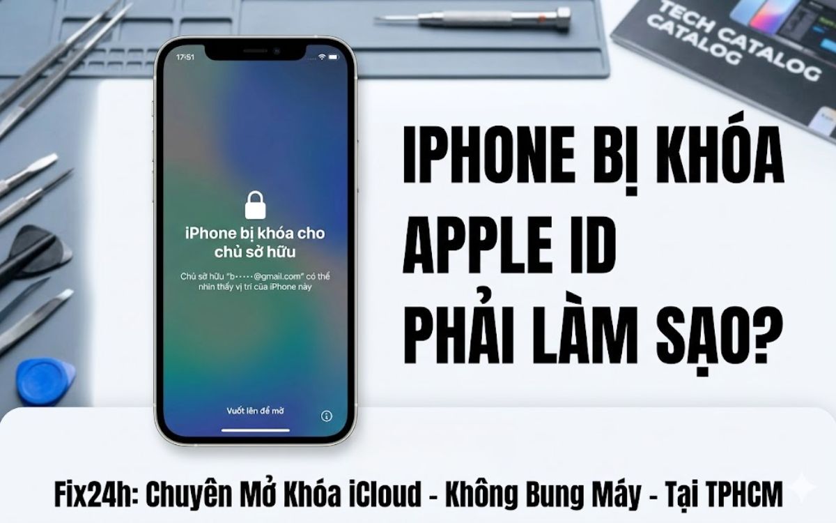 iPhone bị khóa Apple ID