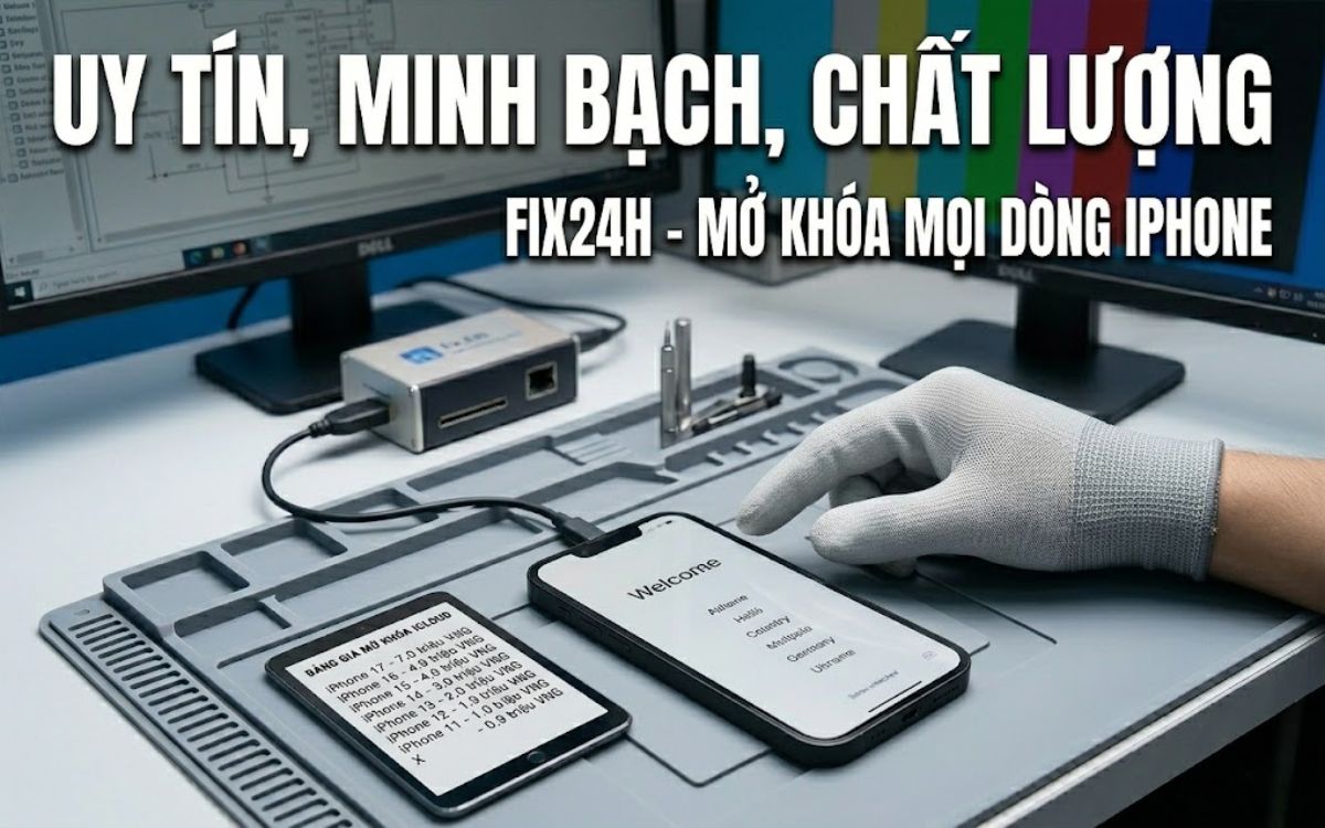 Mở khóa iCloud uy tín, minh bạch