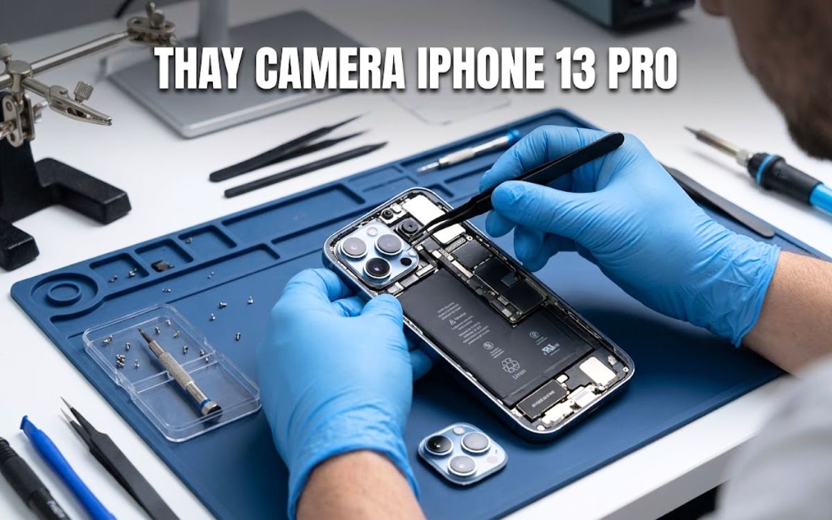 Thay camera iPhone nhanh chóng, linh kiện chính hãng