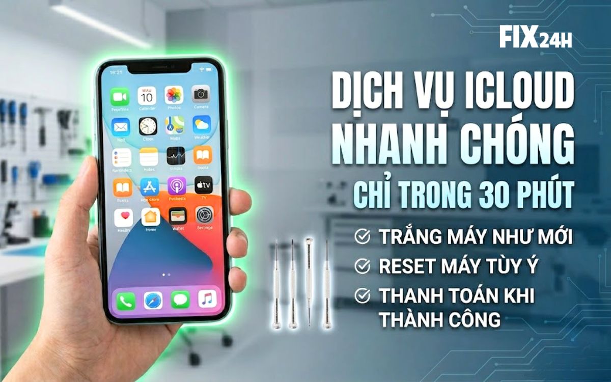 Bẻ khóa iCloud iPhone 11 nhanh chóng chỉ trong 30 phút