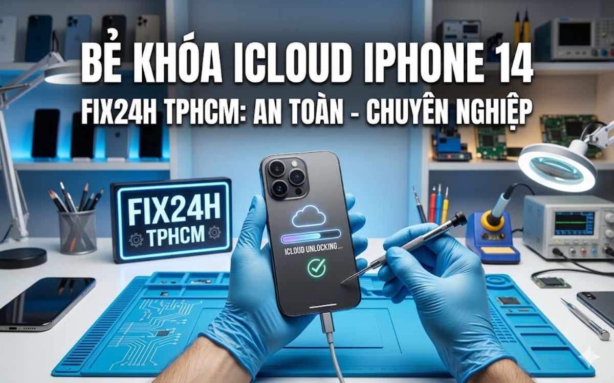 Bẻ khóa iCloud iPhone 14 chuyên nghiệp, an toàn