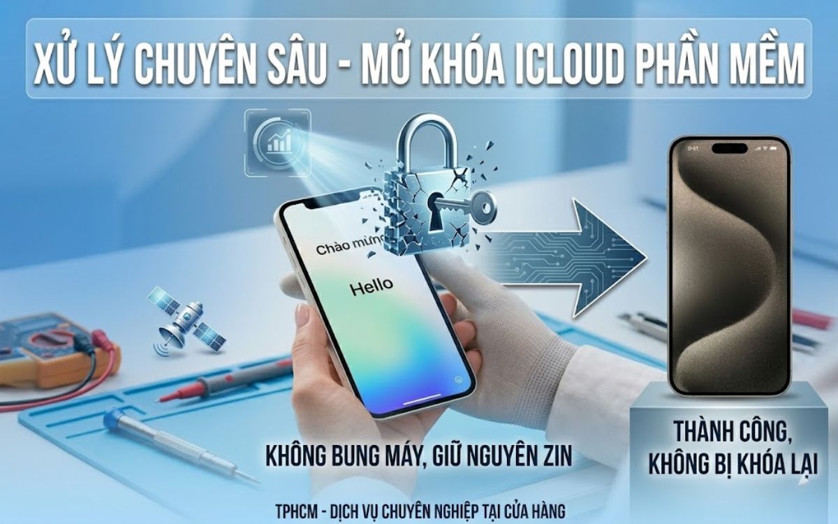 Mở khóa Apple ID iPhone chuyên sâu bởi đội ngũ kỹ thuật chuyên nghiệp