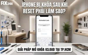 iPhone bị khóa sau khi reset phải làm sao?