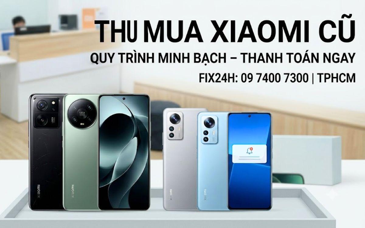Thu mua điện thoại Xiaomi cũ
