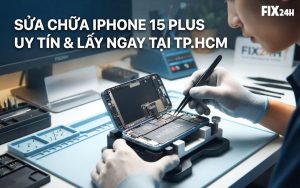 Sửa chữa các lỗi thường gặp trên iphone 15 Plus sau một thời gian dài sử dụng