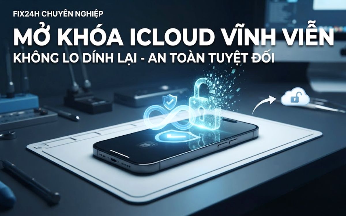 Bẻ khóa icloud iphone 17 Pro vĩnh viễn