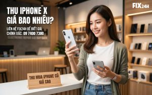 Thu iPhone X giá bao nhiêu?