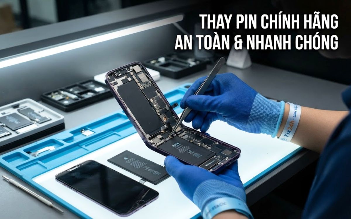 Thay Pin iPhone 14 Pro