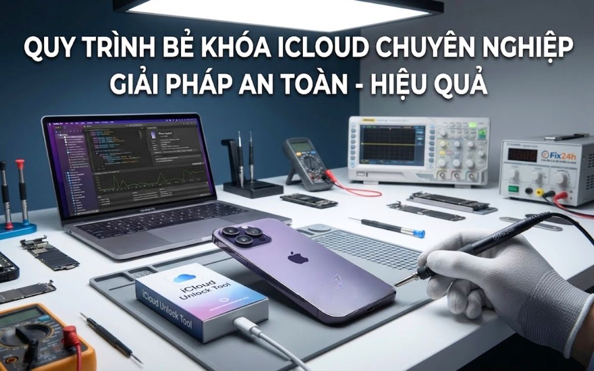 Bẻ khóa iCloud iPhone 14 Pro an toàn
