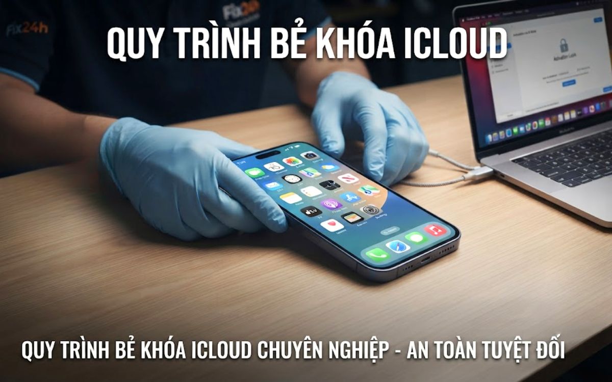 Bẻ khóa iCloud iPhone 16 Plus nhanh chóng chỉ từ 30 phút