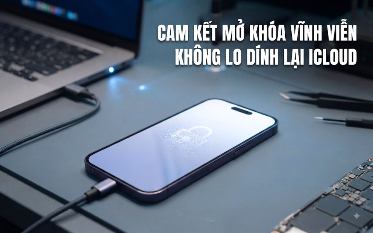 Bẻ khóa icloud iphone 14 Pro Max không lo dính lại