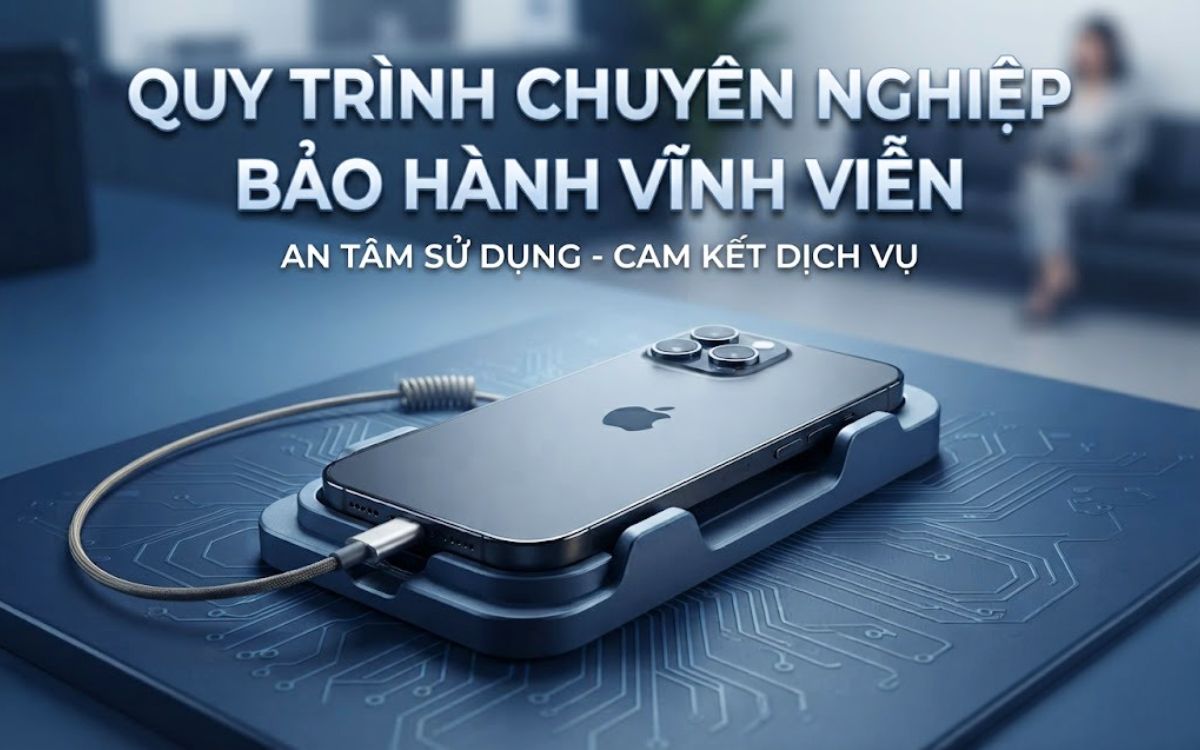 Bẻ khóa iCloud iPhone 17, bảo hành vĩnh viễn sau mở