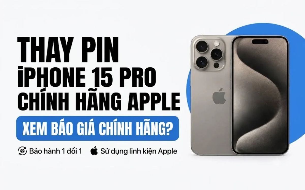 Pin iPhone 15 Pro dưới 80% là mức báo động cần thay pin