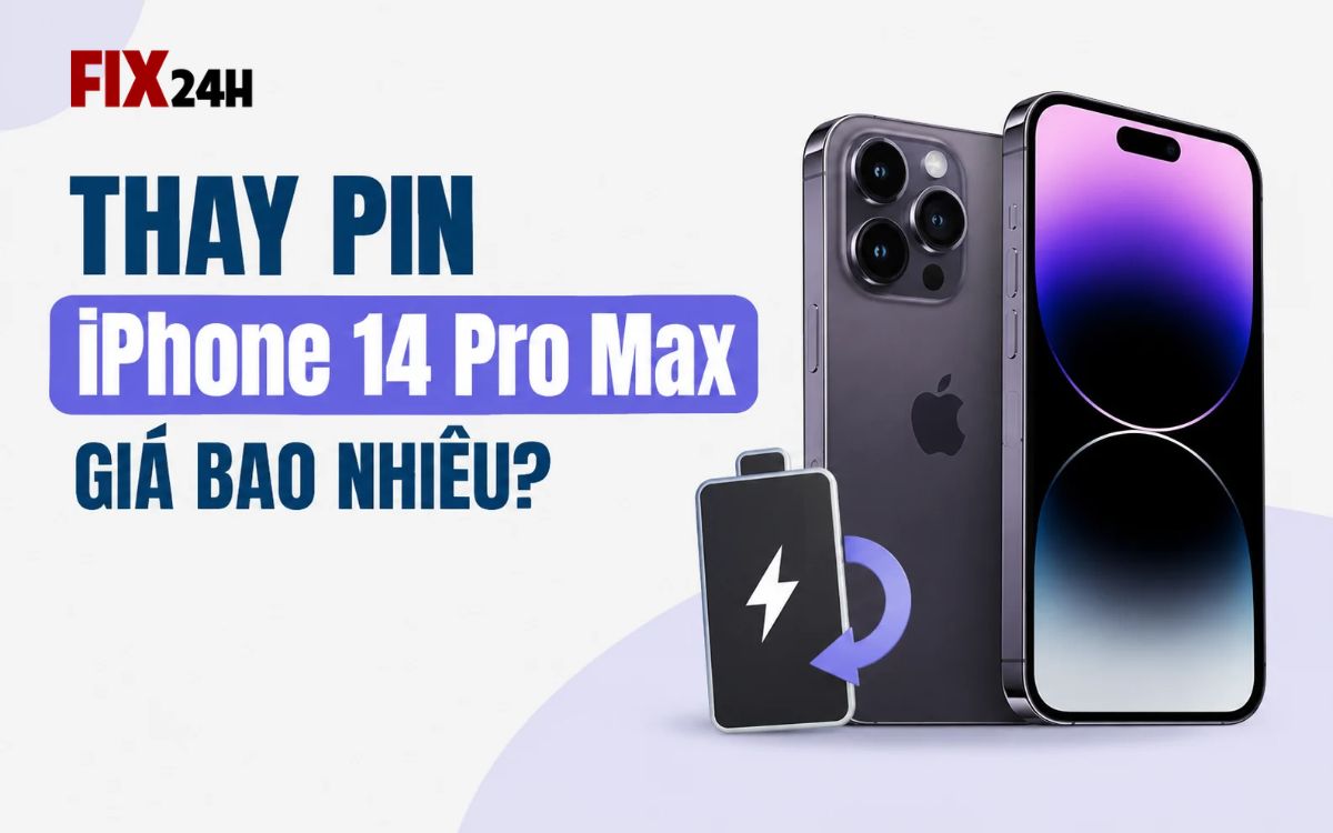 Thay pin iPhone 14 Pro Max giá bao nhiêu?