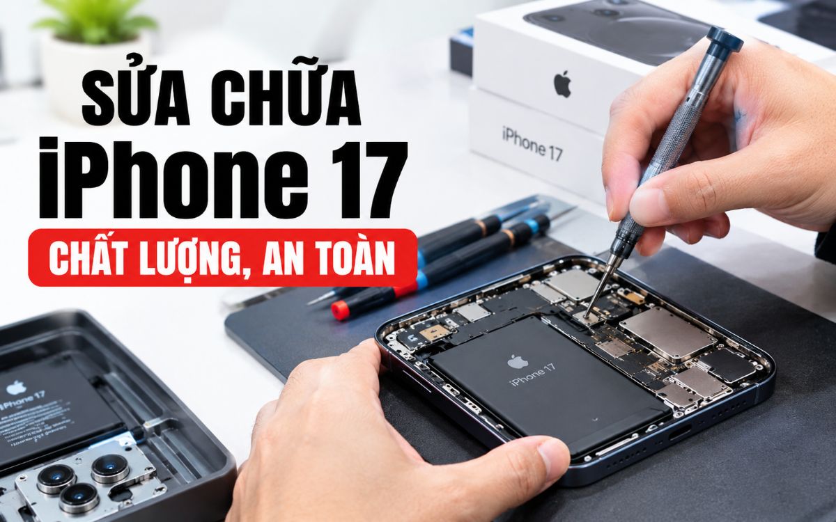 Sửa chữa iphone 17 chất lượng